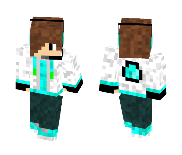 Diamond Gamer - Male Minecraft Skins - image 1