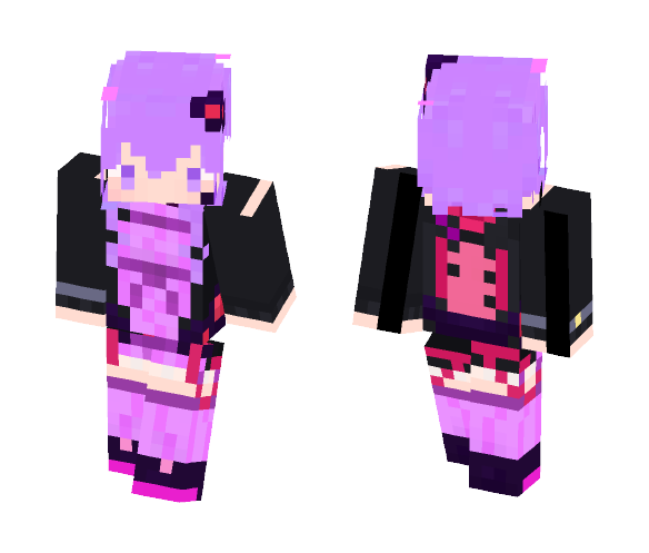 Yuzuki Yukari -Voiceroid,Alex model - Female Minecraft Skins - image 1