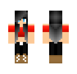 Cute Red Shirt - Female Minecraft Skins - image 2