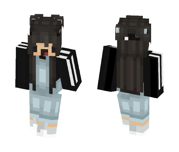 Cute Adidas Dungaree Girl - Cute Girls Minecraft Skins - image 1