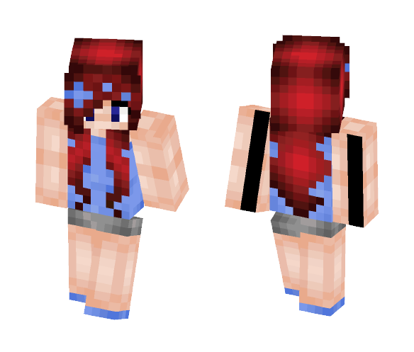 ✧ GamerWaterMC // My Skin! - Female Minecraft Skins - image 1