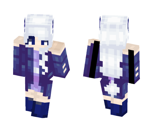 Download Free Space case Skin for Minecraft image 1 Space case - Female Minecraft Skins - image 1