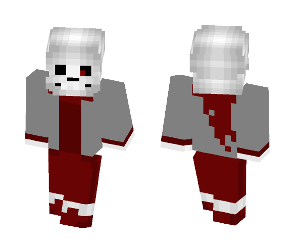 Genocide ! Swap Sans - Male Minecraft Skins - image 1