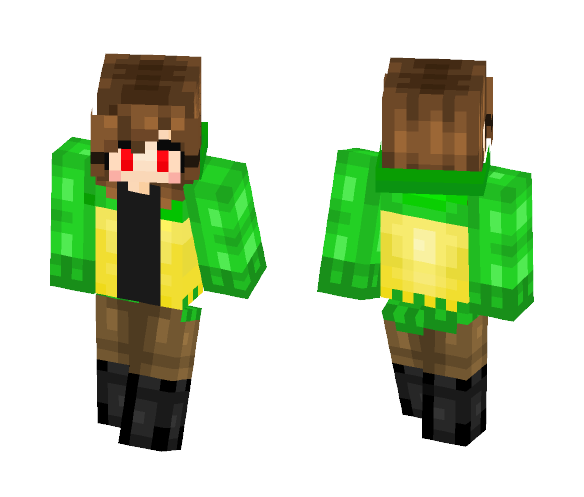 Chara - Drunk Chara - Interchangeable Minecraft Skins - image 1