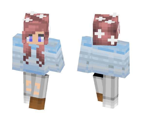 Red Hair Girl - Color Haired Girls Minecraft Skins - image 1