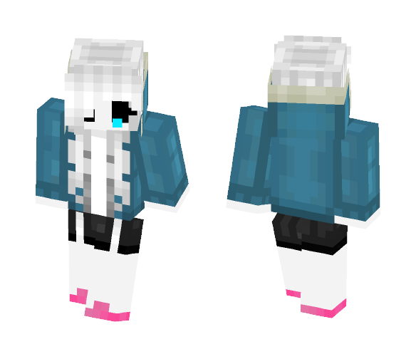 Sans - Female - Female Minecraft Skins - image 1