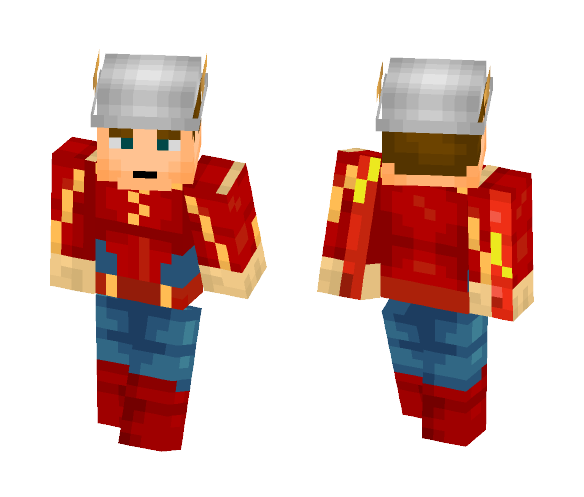 Young Jay Garrick (The Flash) CW - Comics Minecraft Skins - image 1