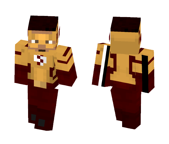 Kid Flash CW - Comics Minecraft Skins - image 1