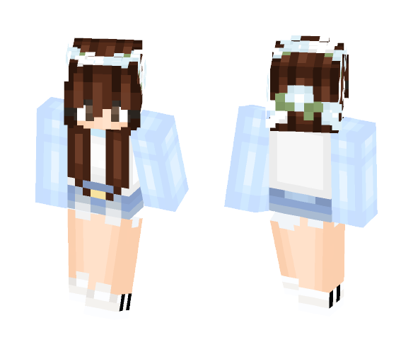 Cαsυαl Blυε | Aυτυmblεs - Female Minecraft Skins - image 1