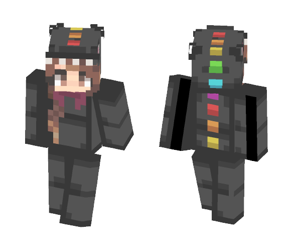 Dino-Braids - Female Minecraft Skins - image 1