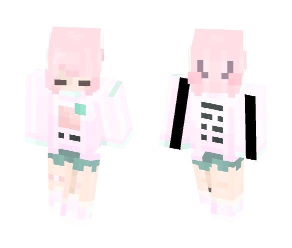 peaches and cream. - Female Minecraft Skins - image 1