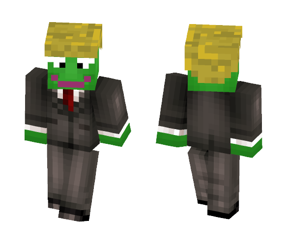 Trump Pepe - Male Minecraft Skins - image 1