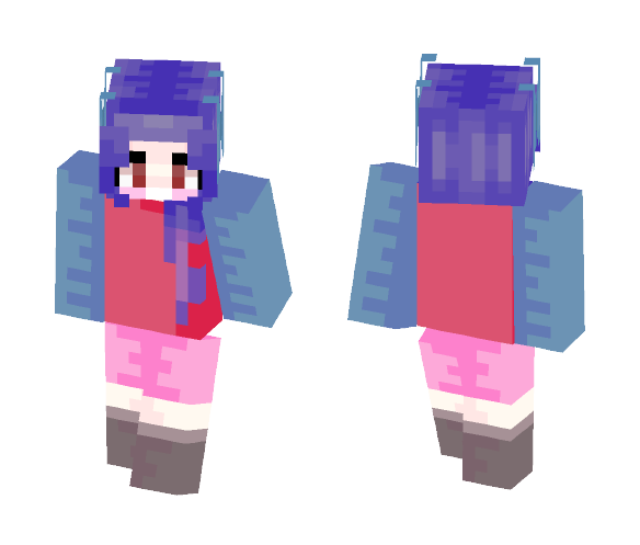 Download Free bIRTHDAy GiRL | HapPY nEW YeAr Skin for Minecraft image 1 bIRTHDAy GiRL | HapPY nEW YeAr - Girl Minecraft Skins - image 1