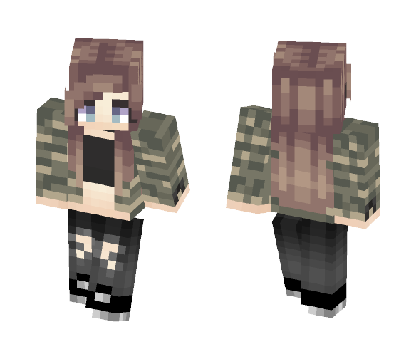 Download Free ~Fighter~ Skin for Minecraft image 1 ~Fighter~ - Female Minecraft Skins - image 1