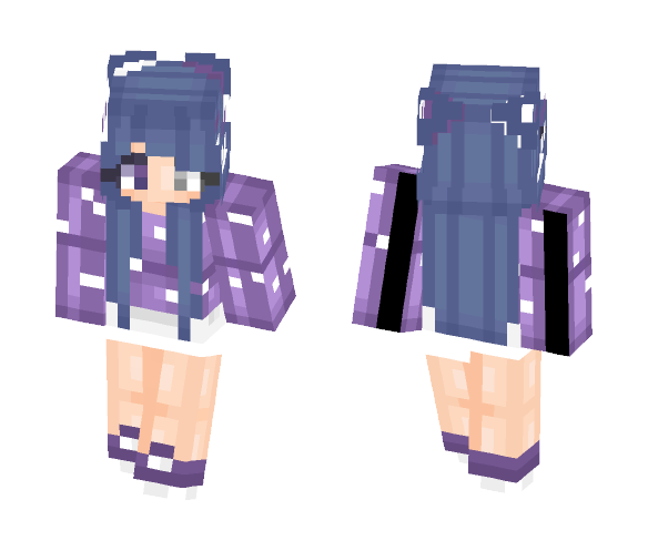 Sηοωγ Nιghτ | Aυτυmη - Female Minecraft Skins - image 1