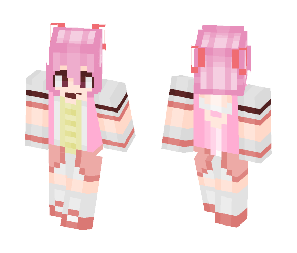 Download Free Madoka Kaname / Madoka Magica Skin for Minecraft image 1 Madoka Kaname / Madoka Magica - Female Minecraft Skins - image 1