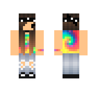 Chibi Hippie Girl - Girl Minecraft Skins - image 2