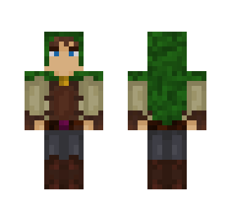 Green Hooded Ranger - Hyken - Male Minecraft Skins - image 2