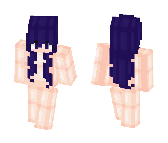 Sweet blue (Remake) - Female Minecraft Skins - image 1