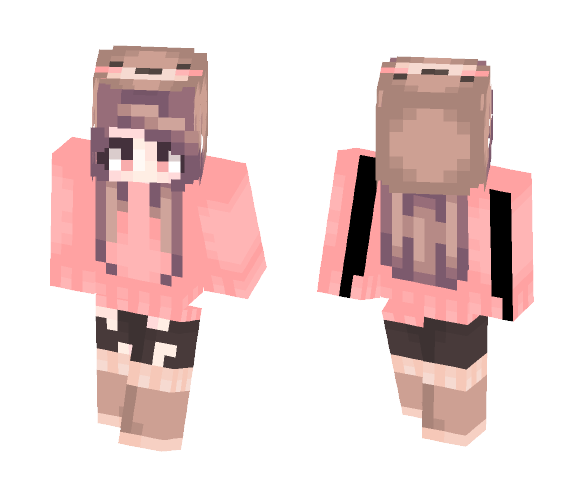 Download Free THE IMPROVEMENT IS REAL + skin redo Skin for Minecraft image 1 THE IMPROVEMENT IS REAL + skin redo - Female Minecraft Skins - image 1