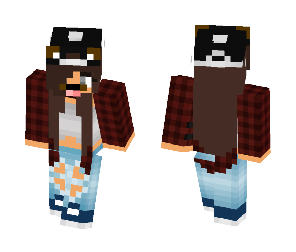 Download Free #TumblrGirl Skin for Minecraft image 1 #TumblrGirl - Female Minecraft Skins - image 1