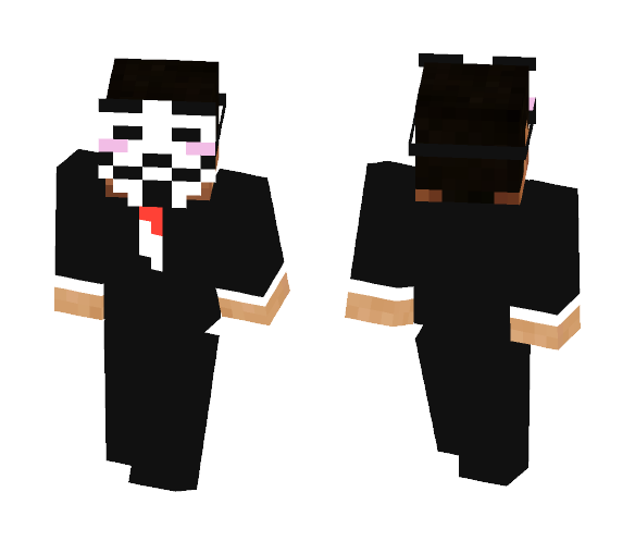 Anonymous - Male Minecraft Skins - image 1