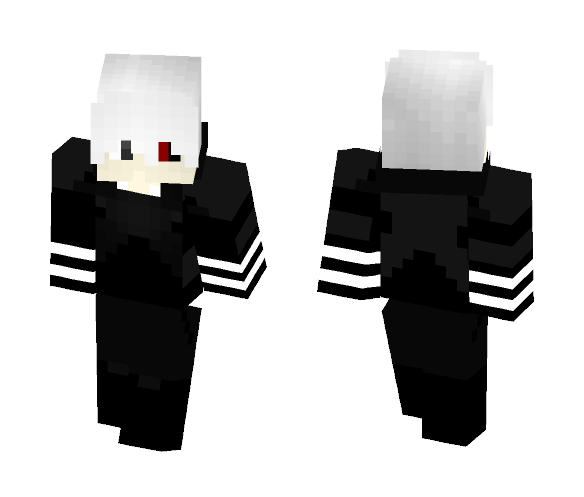 Kaneki (no mask) - Male Minecraft Skins - image 1