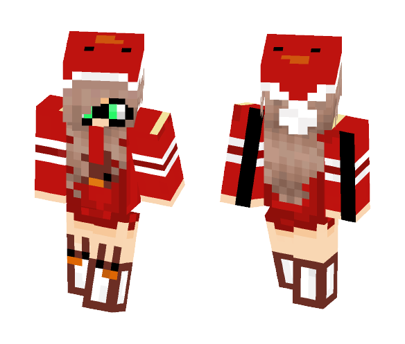 Xmas Female Skin - Female Minecraft Skins - image 1