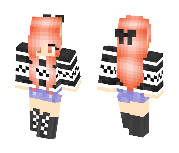 Black Sweater - Female Minecraft Skins - image 1