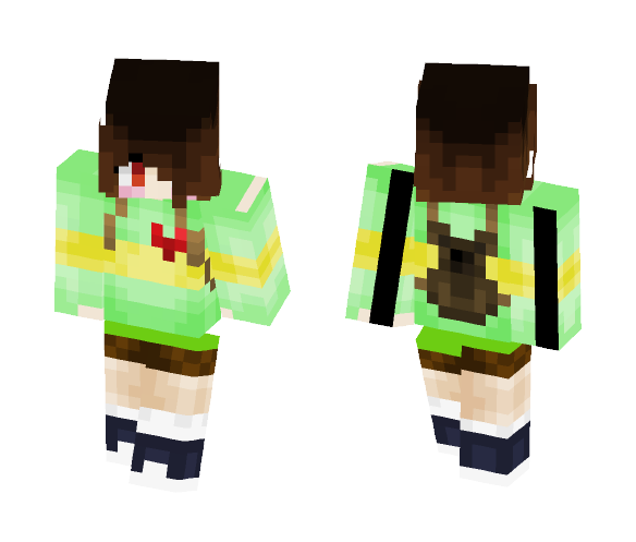 Chara The Explorer - Female Minecraft Skins - image 1