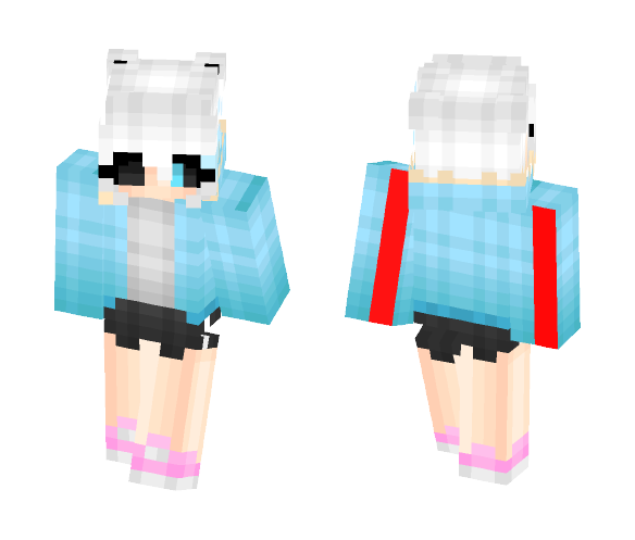 Sans [Female, Humanoid] {Undertale} - Female Minecraft Skins - image 1