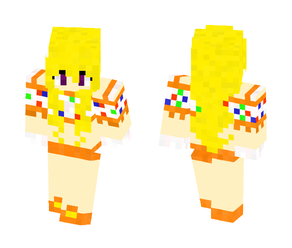 Chica Girl - Girl Minecraft Skins - image 1