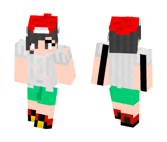 Pokemon Sun/Moon Female Character - Female Minecraft Skins - image 1