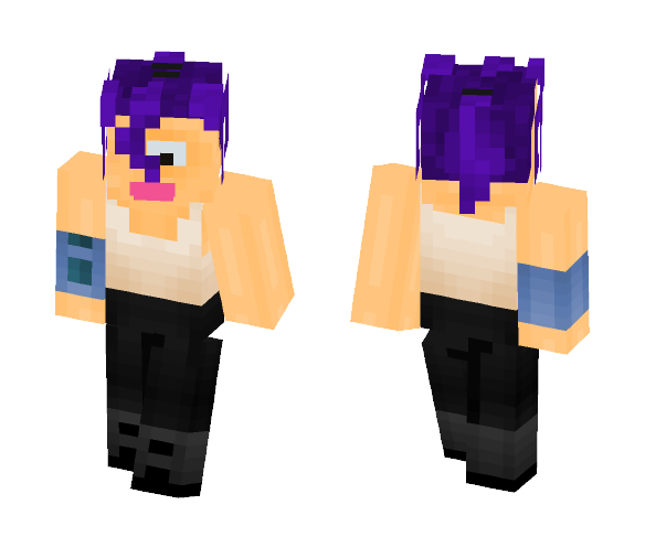 Leela (Futurama) - removable shoes - Female Minecraft Skins - image 1