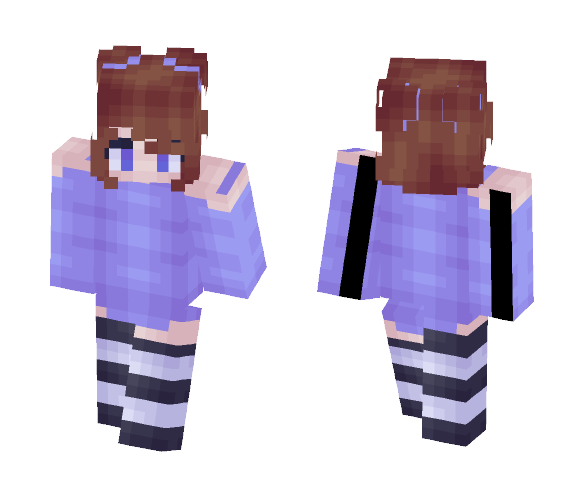 miss purple - Female Minecraft Skins - image 1