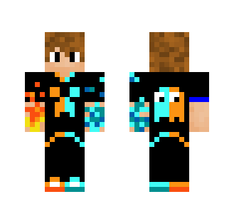 Fire and ice - Male Minecraft Skins - image 2
