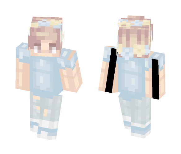 boy // flower crown - Boy Minecraft Skins - image 1