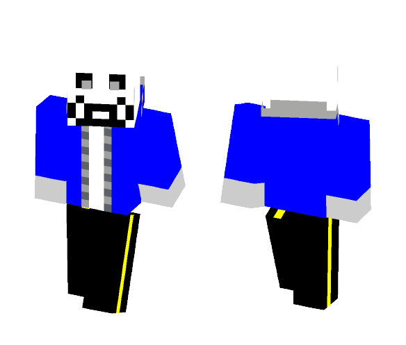 sans the skeleton - Male Minecraft Skins - image 1