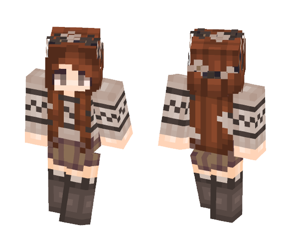 Winter girl - Girl Minecraft Skins - image 1