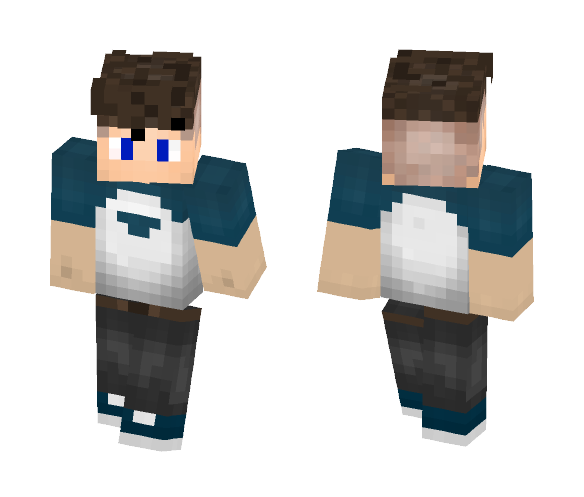 Download Free Teen w. Undercut Skin for Minecraft image 1 Teen w. Undercut - Male Minecraft Skins - image 1
