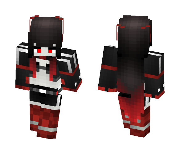 ☆ Black Gold Saw ☆ - Female Minecraft Skins - image 1