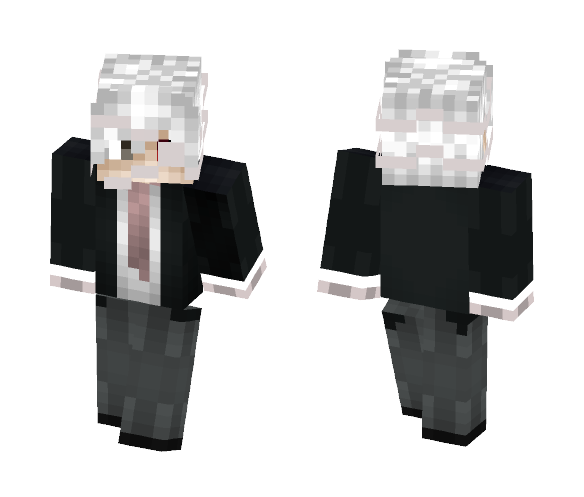 Kaneki Ken Eyepatch - Male Minecraft Skins - image 1