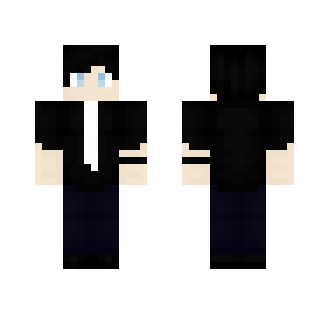 Black Shirt - White Tie