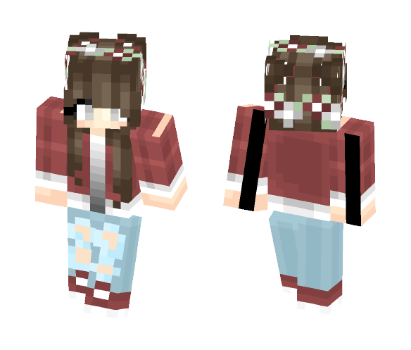 Mαrοοη | Aυτυmη - Female Minecraft Skins - image 1