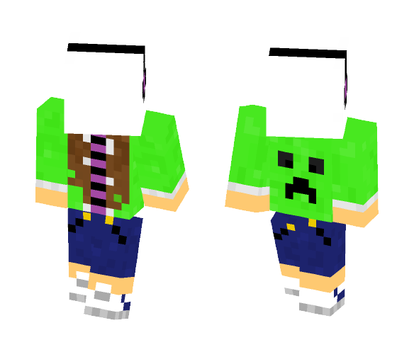 Creeper Jacket Girl/My Skin - Female Minecraft Skins - image 1