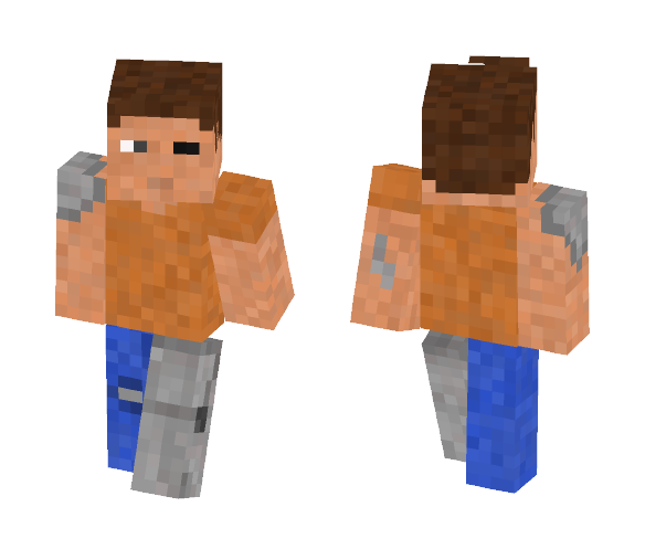 Hidden Cyborg - Human/Robot Skin - Male Minecraft Skins - image 1