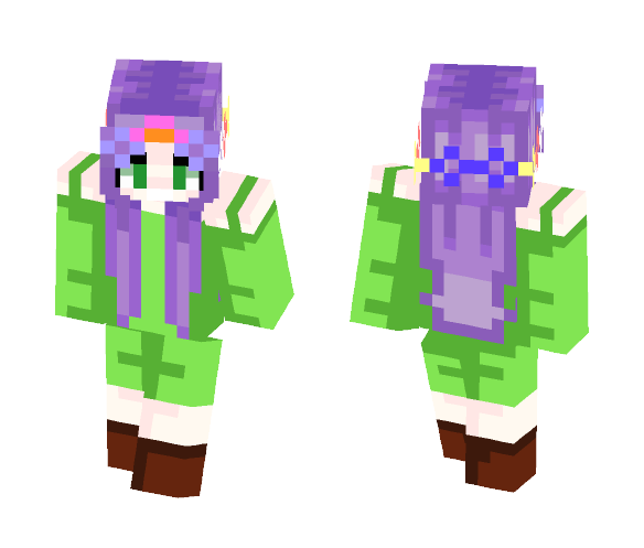 Nature Princess - Female Minecraft Skins - image 1
