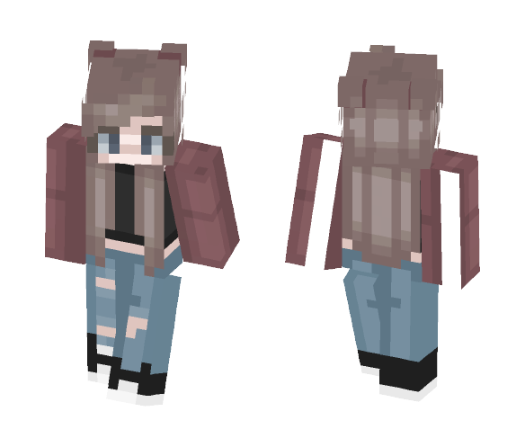 Tumblr Jeans // okaysxph - Female Minecraft Skins - image 1