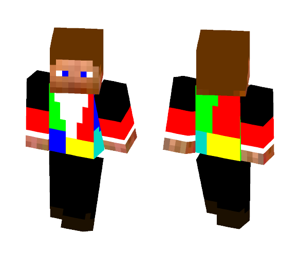 Download Free Colored Skin for Minecraft image 1 Colored - Male Minecraft Skins - image 1