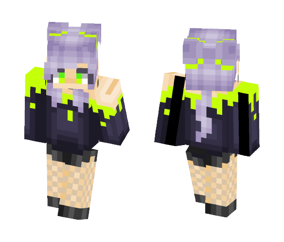 Alien Theme - Female Minecraft Skins - image 1